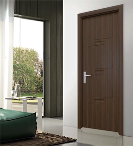 Puerta Minimalista de Panel Simple o Doble de Madera Compuesta, Impermeable, de Polímero, para Interiores de Apartamentos, Cocinas, Hoteles, Villas y Baños - Product Image 3