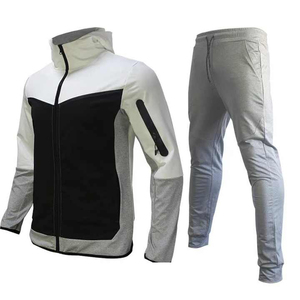 Hi <b>Vis</b> Workwear Printed Casual Lightweight Fleece Tracksuit Set Open Hem Cuffed <b>Trouser</b> Drawstring Pockets Short Sleeves FORTLEO - Product Image 2