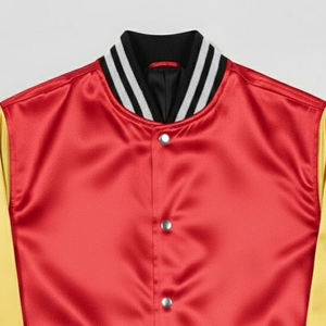 Veste de baseball en satin pour homme, design personnalisé, nouveau design, streetwear, veste de baseball pour homme en vente en ligne - Product Image 4