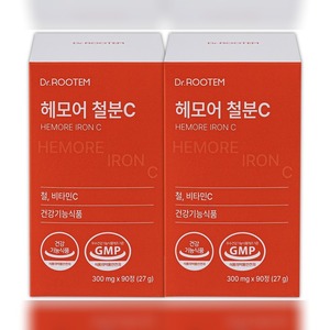 Suplementos para el cuidado de la salud DR ROOTEM, Tabletas de Hemor Iron C Ferrous Fumarate Coreanas, Hechas en Corea, 27 g, Sin Sabor - Product Image 3
