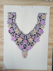 Beautiful Handcrafted Embroidered Sew-On Patches for Fashion Apparel Home Textiles Custom Designs Dresses Tops Blouses Orgeza - Product Image 3