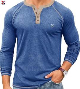 Camiseta de Manga Corta para Hombre de Secado Rápido, Precio al por Mayor OEM, Tejido de Punto Liso Teñido de Spandex/Algodón, Absorbente de Humedad, 180g - Product Image 1