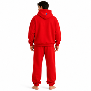 Traje de lana extragrande para hombre, diseñado con material de lana cálido, cómodo, de ajuste holgado, tacto suave y calor acogedor para uso casual. - Product Image 6