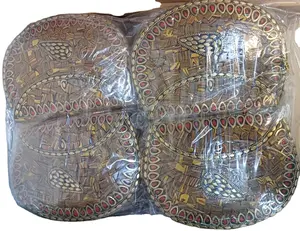 Firoja กระเป๋าคลัทช์สไตล์โบฮีเมียน, กระเป๋าคลัทช์กระเป๋าถือดีไซน์อินเดียงานหัตถกรรมราวัตแบบพกพา BG-1003 - Product Image 1