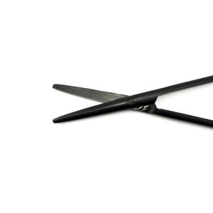 Ciseaux à dissection médicale Metzenbaum 18cm Instrument chirurgical revêtu de titane noir Acier inoxydable Acier manuel incurvé - Product Image 4