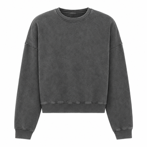 Sweat-shirt à capuche pour homme, coupe classique, couleur unie, en coton tricoté, décontracté, hiver, respirant, écologique, avec poche, 280g - Product Image 5