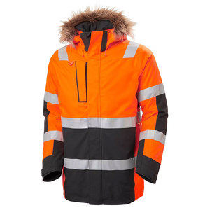 High Vis Construction Workwear Clothing Engineers <b>Jackets</b> Outdoor Use Reflective Safety Winter Waterproof <b>Jackets</b> for <b>Worker</b> - Product Image 5