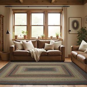 Tapis tissé à la main antidérapant en laine 100% shaggy, moderne, de qualité supérieure, personnalisable pour la décoration intérieure - Product Image 1