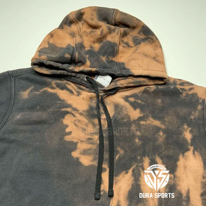 Hoodies délavés à l'acide pour hommes, les plus vendus, prix de gros, basiques, pour usage décontracté, avec logo personnalisé imprimé - Product Image 3