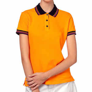 Camiseta Polo Profesional para Mujer, Transpirable, Informal, con Logotipo Disponible, Manga Larga o Corta, Tallas Grandes, Poliéster, Estampado Sólido - Product Image 1