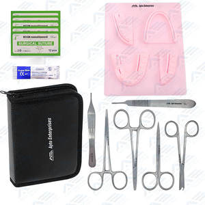 Outils chirurgicaux et fils de suture pour kit de suture de formation chirurgicale orale Kit de suture dentaire complet avec coussinets d'entraînement - Product Image 5