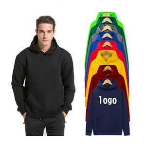 เสื้อฮู้ดดี้ผู้ชายทรงหลวมแบบดรอปโชว์เดอร์ ผ้าฝ้าย 100% มีกระเป๋าเสื้อ ฮู้ดดี้แบบหนาพิเศษสำหรับผู้ชาย - Product Image 1