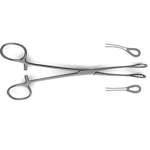 Forceps en éponge Foerster Ballenger 30 cm, manuel, certifié CE, instrument chirurgical pour la chirurgie générale, classe I - Product Image 6