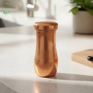 Botella de Agua de Cobre Grabada Artesanalmente, Vajilla de Cobre Puro, Botella de Yoga Única, Botella Tradicional, Botella de Cobre Hecha a Mano - Product Image 2