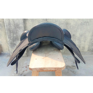 Nueva Silla de Doma Inglesa de Cuero Genuino de Alta Calidad, Silla de Montar de Cuero Genuino para Caballos, Bellamente Diseñada para Caballos de Paso - Product Image 2