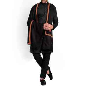 Men Classic <b>Wool</b> Shawl Winter Soft Warm Breathable Solid Traditional Plain Color <b>Wrap</b> - Product Image 4