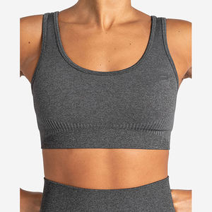 Soutien-gorge de sport en dentelle personnalisé OEM pour femme - Sans armatures, respirant, en Spandex/Nylon, coupe ajustée, taille haute, bretelles réglables, motif uni, style sportif - Product Image 5