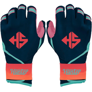 Heavy Duty Baseball Batting Gloves Long Cuff Wrist Wrap Support Adjustable <b>Hook</b> and Loop Softball Mitts Customized Logo - Product Image 1