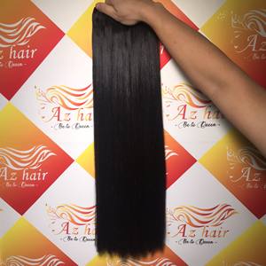 Listo para enviar 14 ''Cabello Remy de calidad premium Más vendidos Paquetes de cabello liso de hueso virgen alineado con cutícula vietnamita cruda - Product Image 2