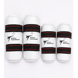 Protector de Piernas de Taekwondo, Neopreno, Protección para Artes Marciales, Juego de Protectores de Tibias, Correa Ajustable, Ajuste Universal para Todas las Estaciones - Product Image 1