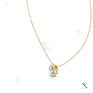 Collar con Colgante de Diamante Cultivado en Laboratorio, Diseño de Estrella de 8 Puntas, en Oro, para Mujer, de Lujo, para Aniversario, con Diamantes Brillantes - Product Image 4