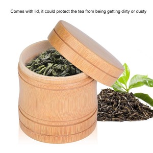 Indian Supplier Vintage Wooden BPA Free Large Capacity Kitchen <b>Canister</b> for Coffee <b>Tea</b> Sugar Spice Storage Available Best Price - Product Image 2
