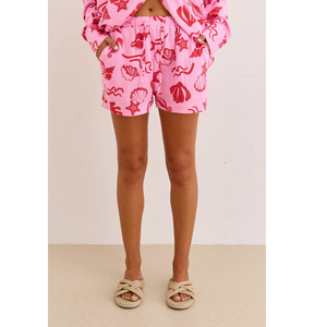 Débardeur décontracté pour femme en popeline tissée, motif imprimé simple, mélange lin/coton, coupe ample, manches courtes, fabriqué au Vietnam, ODM/OEM - Product Image 1