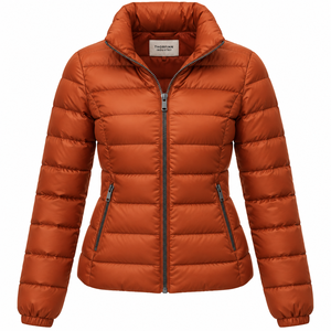 Veste matelassée respirante et coupe-vent pour femme, fermeture éclair, rembourrage en coton, fabriquée au Pakistan, OEM 2026, meilleur design matelassé, automne-hiver - Product Image 1