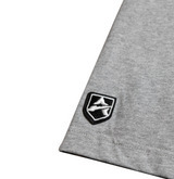Camiseta Personalizada de Manga Corta para Hombre, 100% Algodón, Color Gris, con Estampado de Letras, Corte Regular, Estilo Casual con Cuello Redondo - Product Image 5