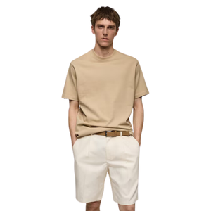 T-shirt ample de haute qualité à manches courtes en coton et élasthanne, respirant, doux, pour l'été, décontracté, avec logo personnalisé, vente en gros, faible MOQ - Product Image 6