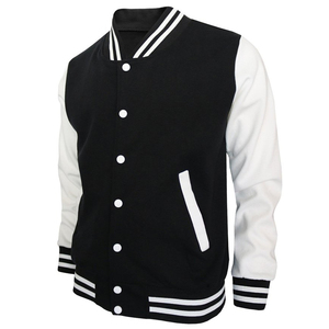 Custom Baseball Letterman Breathable Varsity <b>Jacket</b> with Plain Design Regular Length Solid <b>Pattern</b> for Winter Men - Product Image 2