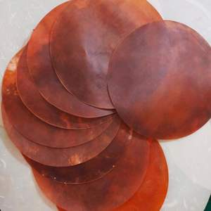 หนังวัวแท้สีดำขาวลายจุดสีน้ำตาลสำหรับทำกลอง หนังวัวลายจุดสีดำขาว - Product Image 1