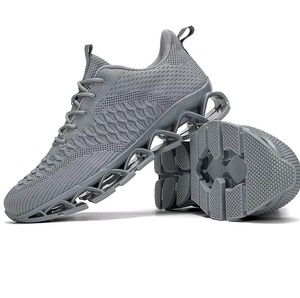 Hot Selling Cushion <b>Boots</b> Sneaker Joggers Running Walking Style Fashion Trainers Shoes Breathable With Laces Up Sports Footwear - Product Image 1