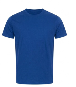 T-shirt à manches courtes pour homme, coupe classique, impression par sublimation, logo sur le devant, respirant, tissu jersey en polyester/coton écologique, uni - Product Image 2