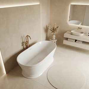 Baignoire autoportante FW-3304-Morden en acrylique pour salle de bain - Product Image 3