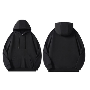 Mens Long Sleeve <b>Hoodie</b> Plain Color Comfortable Casual Sweatshirt for Outdoor Winter Everyday Wear - Product Image 2