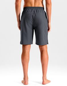 Swimwear Men's Shorts Swim Trunks Quick Dry Breathable <b>Board</b> Beach Zipper Pockets 9 Inch Inseam Beach Bathing Suit Lightweight - Product Image 3