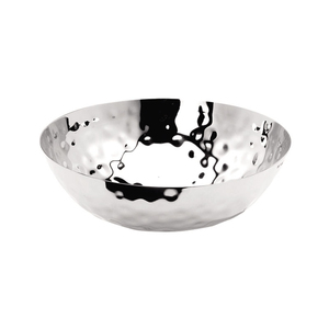 Bol de service en acier inoxydable de qualité supérieure, finition miroir haute brillance, bol à fruits décoratif, style scandinave moderne, centre de table en métal - Product Image 4