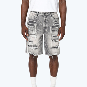 Pantalones Cortos de Mezclilla para Hombre, Diseño de Moda, Estilo Urbano, Alta Calidad, en Venta - Product Image 6