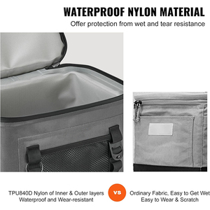 Hiking Picnic Camping Travel Waterproof Large Capacity Soft Cooler Insulated <b>Bag</b> - Product Image 4