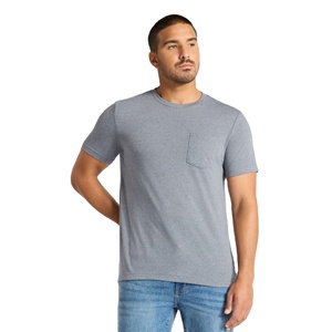 Men's Summer Breathable Comfortable Slim Fit Knitted Cotton Casual Solid Plus Size Eco-Friendly Quick Dry Solid T Shirt - Product Image 6