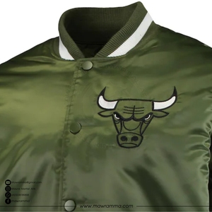 Blouson Bomber Unisexe Premium Personnalisé en Satin Formel avec Lettres, Camouflage, Patchwork et Motifs en Relief, Coupe Ample, Imperméable et Respirant, Printemps - Product Image 2