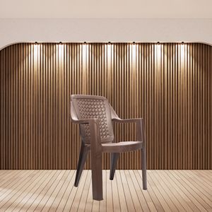 Chaise en plastique Oasis Diamond - Design moderne, légère et imperméable pour une utilisation en extérieur - Product Image 2