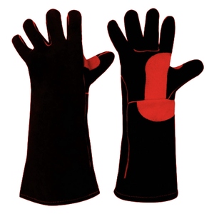 Gants de soudage en cuir de vachette renforcé, ignifuges, résistants au feu, durables, pour soudeurs, brasseurs, ouvriers, gants de sécurité - Product Image 4
