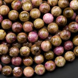 Cuentas de Turmalina Rosa Natural, Lisas, de 15.5 Pulgadas, para Joyería, Certificadas por IGI, Color Rosa, ZUBEDA GEMS JEWELLRY - Product Image 2