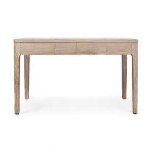 Table de toilette en teck massif, style minimaliste nordique, design fin, pour chambre à coucher, mobilier sur mesure pour projets hôteliers, fabricant de Jepara - Product Image 4