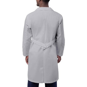 Batas de laboratorio médicas de lona al por mayor 2026, precio económico, 100% alta calidad, con detección de agujas, color y logotipo personalizables, para uso hospitalario masculino. - Product Image 2