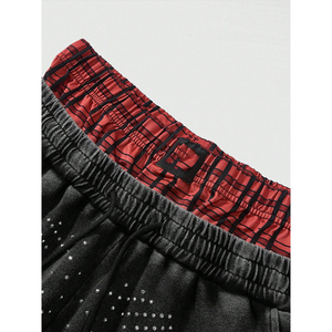 IRON ELEPHANT Short en toile taille haute pour homme 100% coton avec cordon de serrage Écologique Séchage rapide Respirant Décontracté Uni - Product Image 5