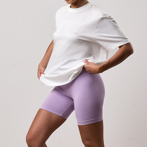 Custom 2026 Women 100% Cotton Sweat <b>Booty</b> Shorts Girl Jogger Running Training Gym Workout Hot Shorts Washed Vintage Shorts - Product Image 4