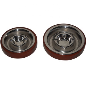 Cendrier classique coupe-vent en métal bronze pour décoration de bureau à la maison Article supérieur au design unique pour usage intérieur ou extérieur - Product Image 1